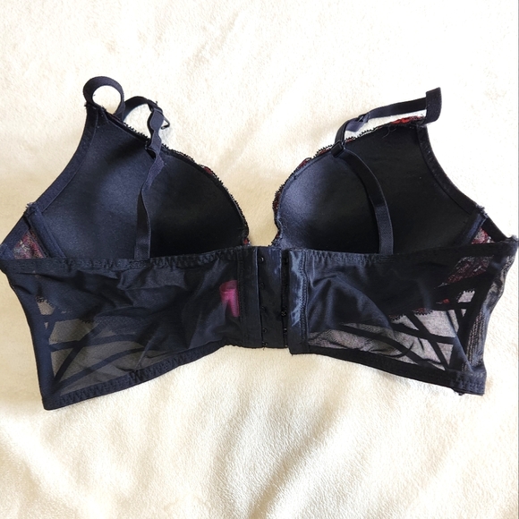 Red Floral Bra - Picture 5 of 7